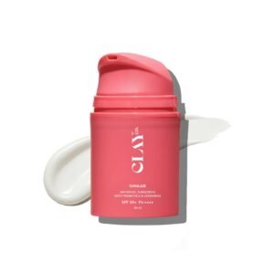 Clayco Sunglaze Sunscreen SPF 50 PA++++ | Probiotic & Ceramide Infused Sun Screen