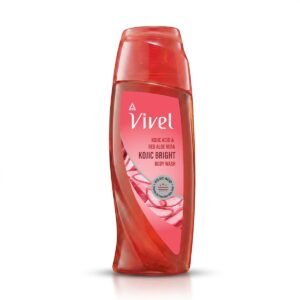 Vivel Kojic Bright Body Wash 200ml|With Kojic Acid & Red Aloe Vera |De tan for Even Toned Skin