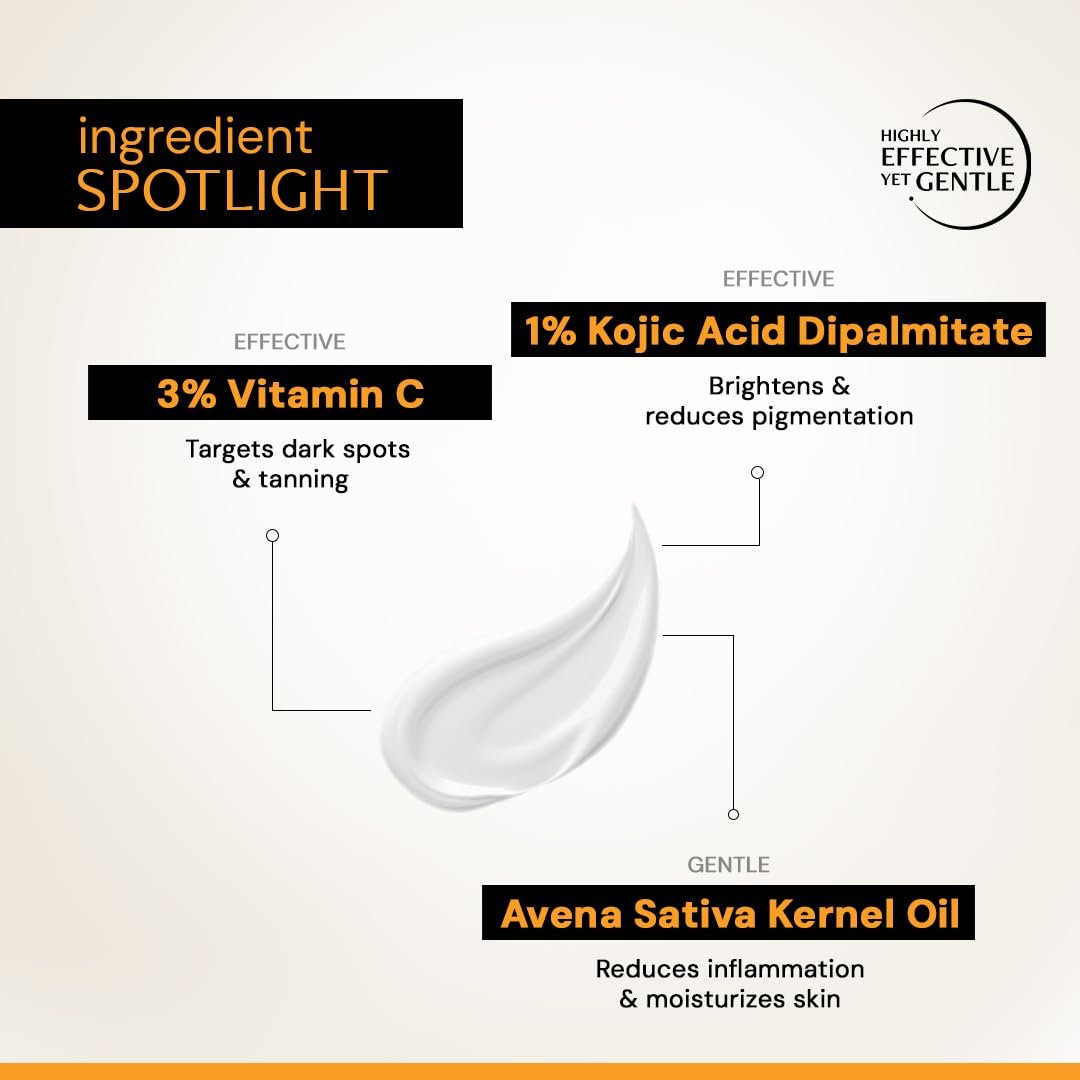 Deconstruct Vitamin C Brightening Face Moisturizer | 3% Vitamin C + 1% Kojic Acid + 5% Niacinamide - Image 3