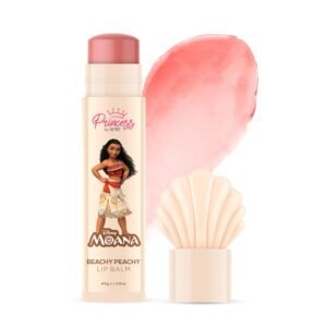 RENEE Princess By Disney Moana Beachy Peachy Lip Balm,For Smooth,Nourished &Deep Moisture Lips,Lightweight