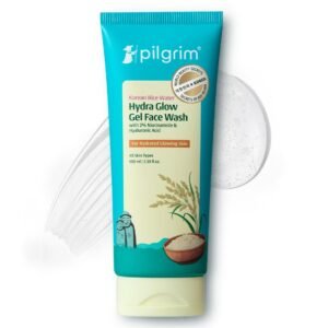 Pilgrim Korean Rice Water Hydra Glow Gel Face Wash for Hydrated Glowing Skin