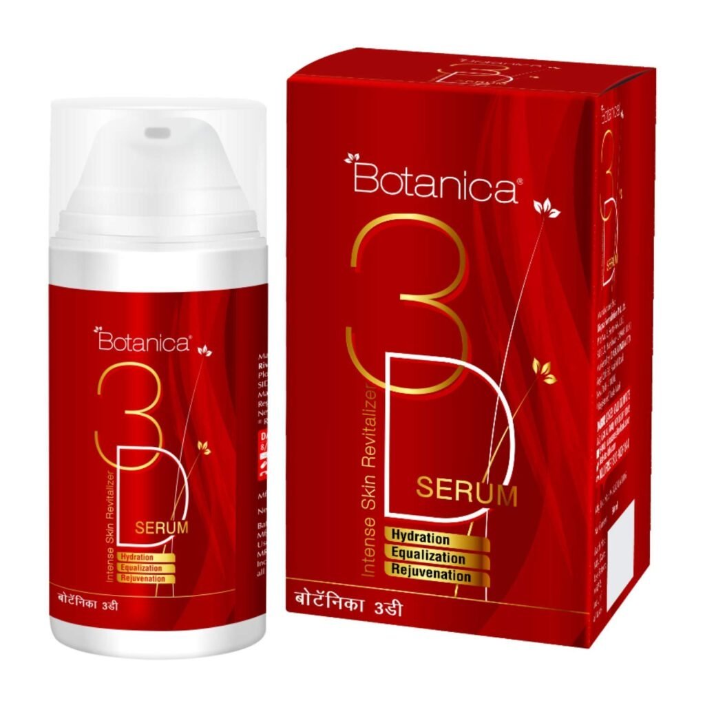 Botanica 3D Serum - 30ml | Intense Revitalizer Serum | Reduces Dryness & Fine Lines