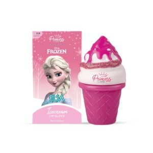 RENEE Disney Frozen Princess Icecream Lip Gloss Elsa-For Pre-Teen Girls,Enriched With Shea Butter