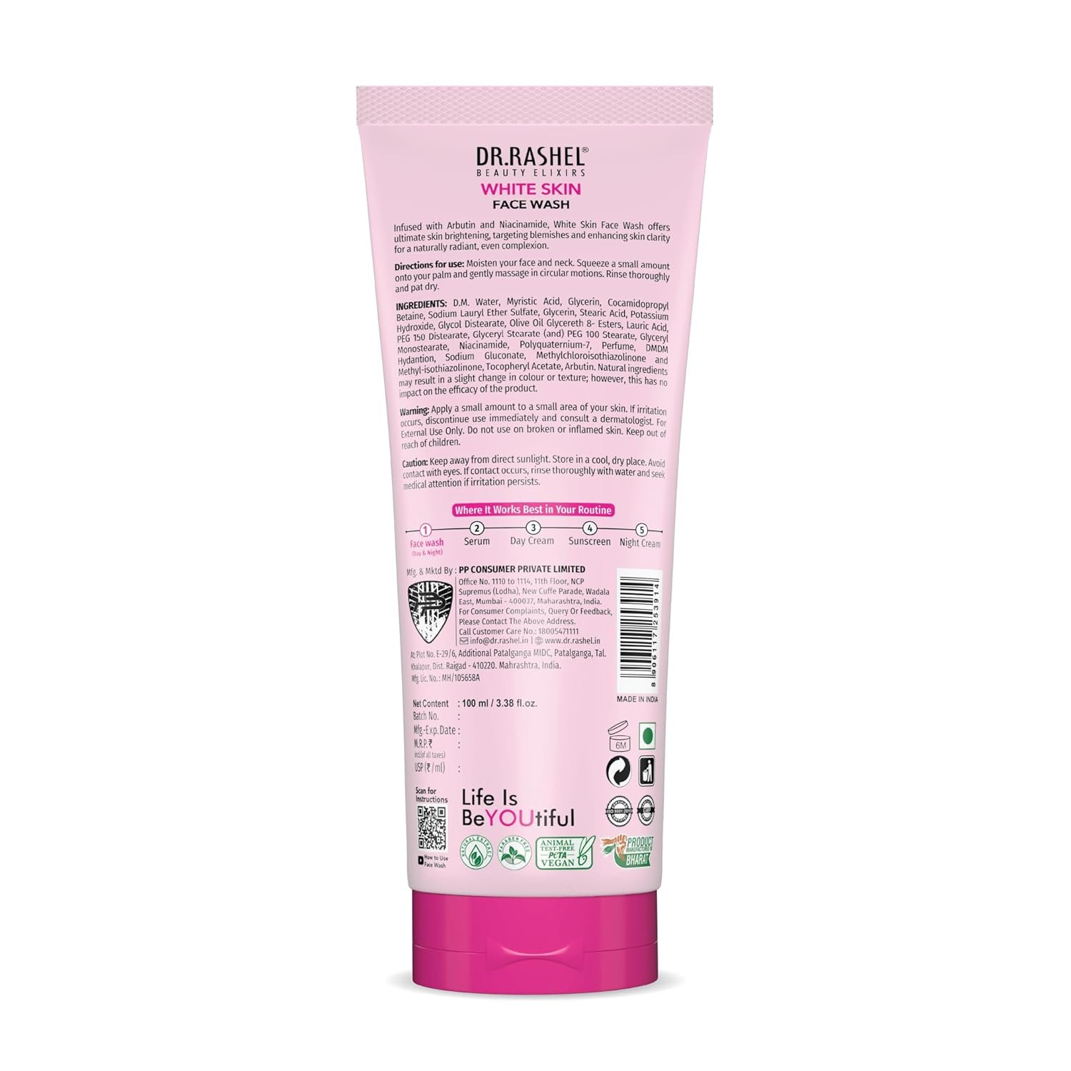 White Skin Face wash Natural Extracts White Skin Facewash Deep cleansing and skin - Image 2