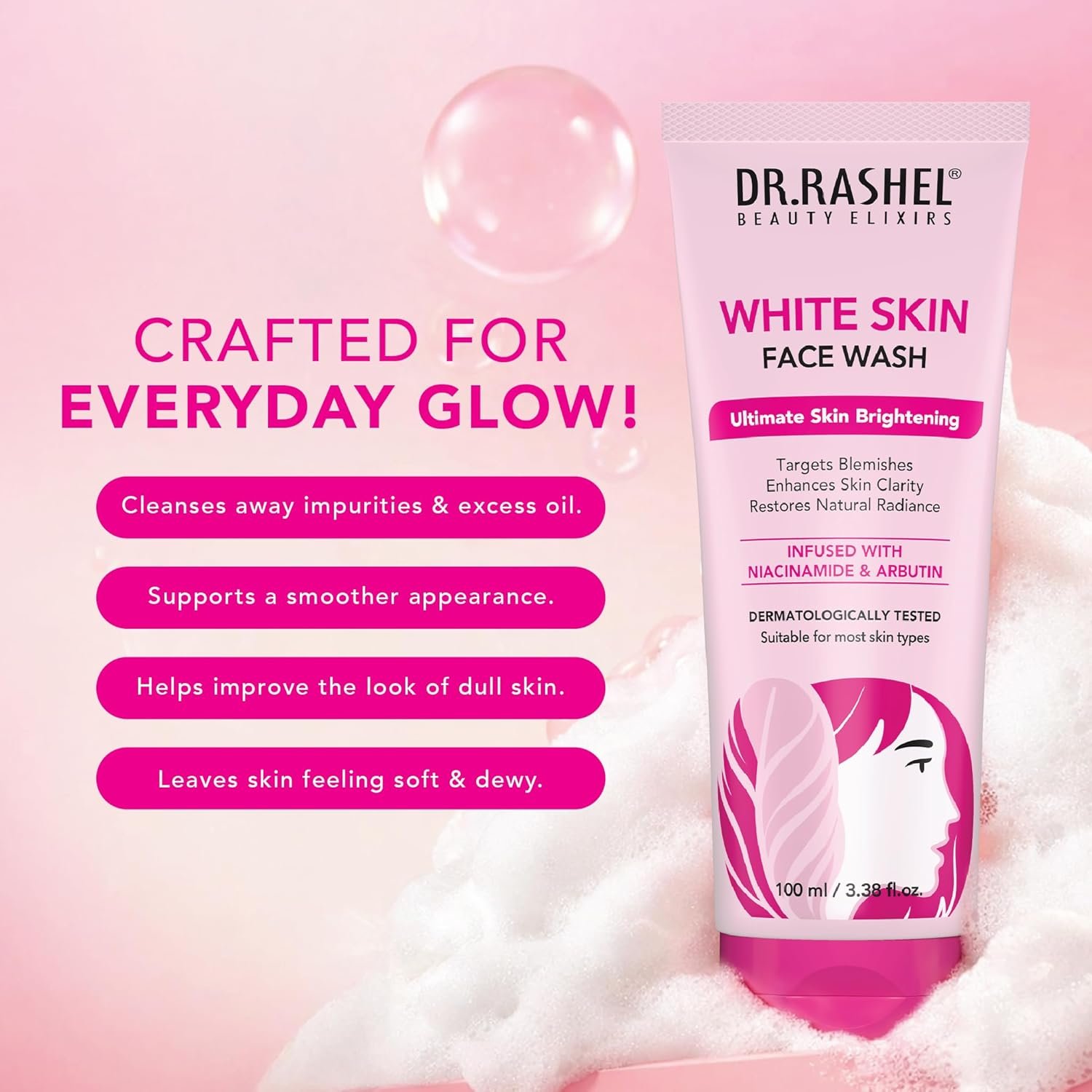 White Skin Face wash Natural Extracts White Skin Facewash Deep cleansing and skin - Image 3