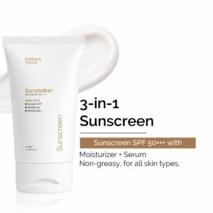 Sunstalker 3-in-1 Sunscreen SPF 50+++ with Moisturizer + Serum