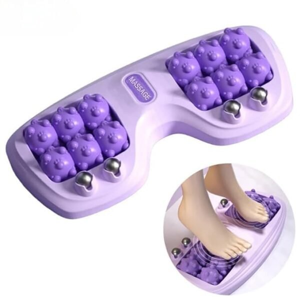 Dhairya Foot Massager Roller for Pain Relief – Plantar Fasciitis & Stress Relief | Deep Tissue Acupressure Foot Massage Tool for Men & Women – Portable Foot Relaxation Roller for Home, Office & Gym Use